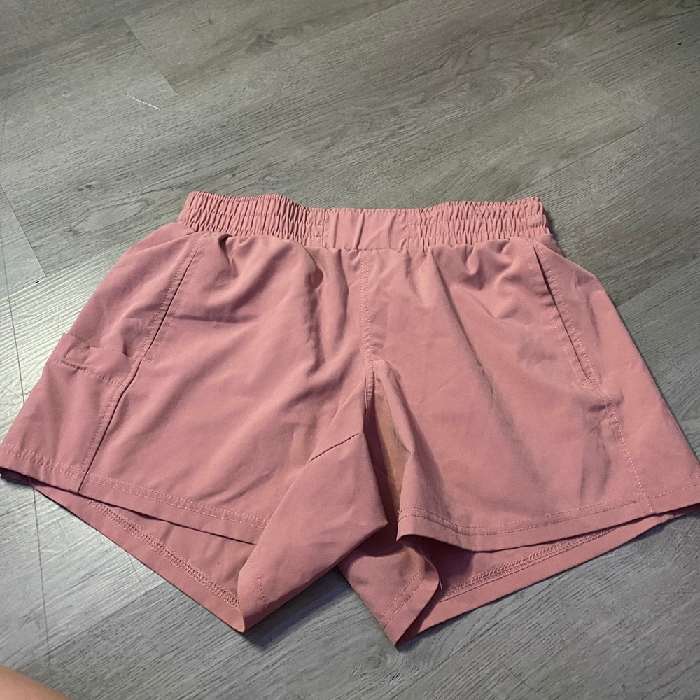 Pacific Trail Hiking Shorts Women XS Pink Ripstop Stretch Utility Pockets